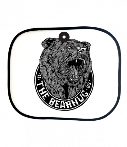 ม่านบังแดดรถพิมพ์รูปหมี Bearhug sunshade